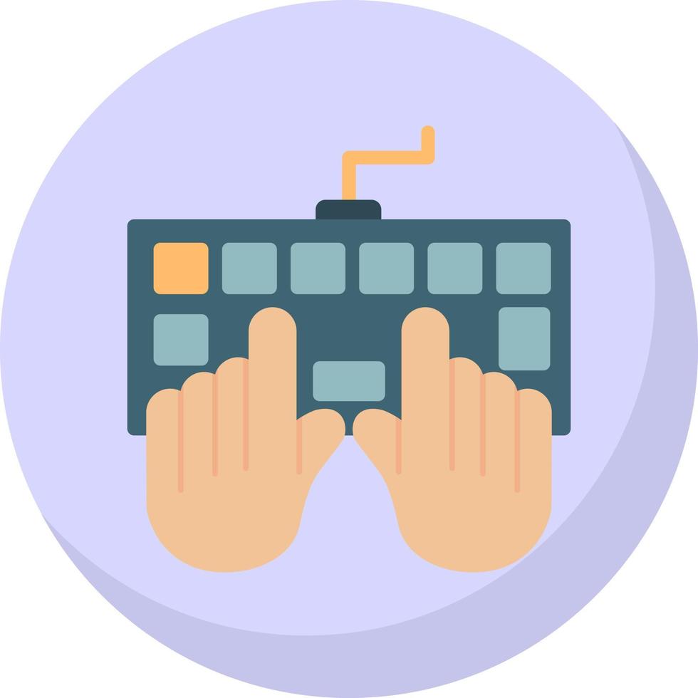 Data Entry Vector Icon Design