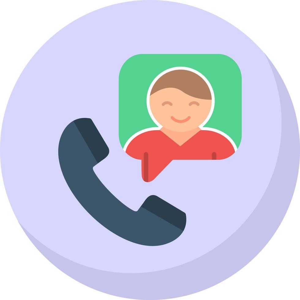 Cold Calling Vector Icon Design