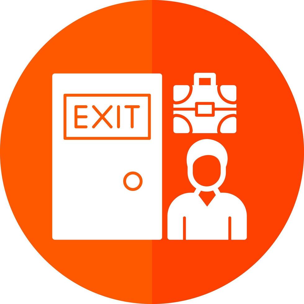 Exit Interview Vector Icon Design