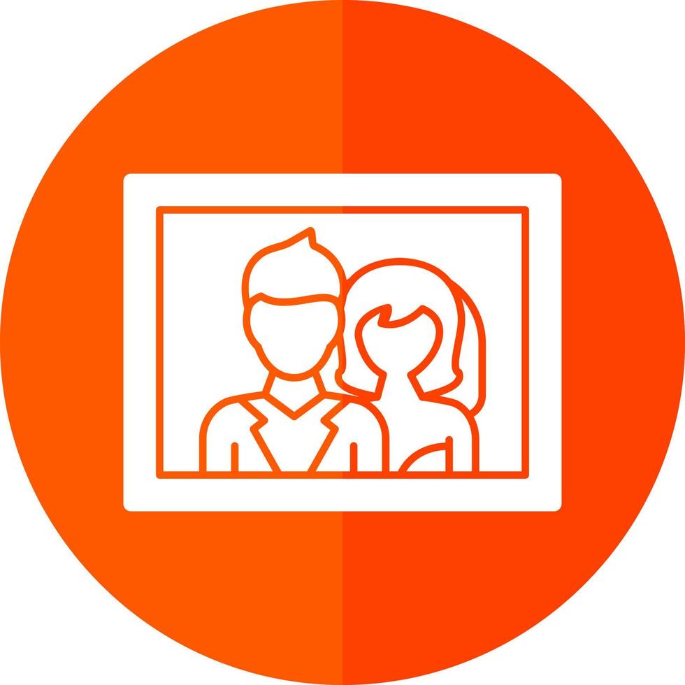 diseño de icono de vector de fotos de boda