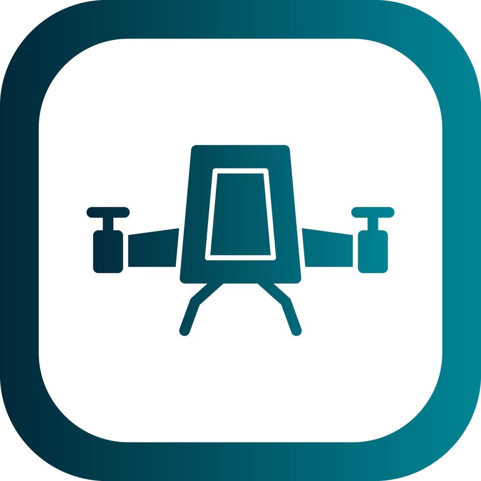Air Taxi Vector Icon Design