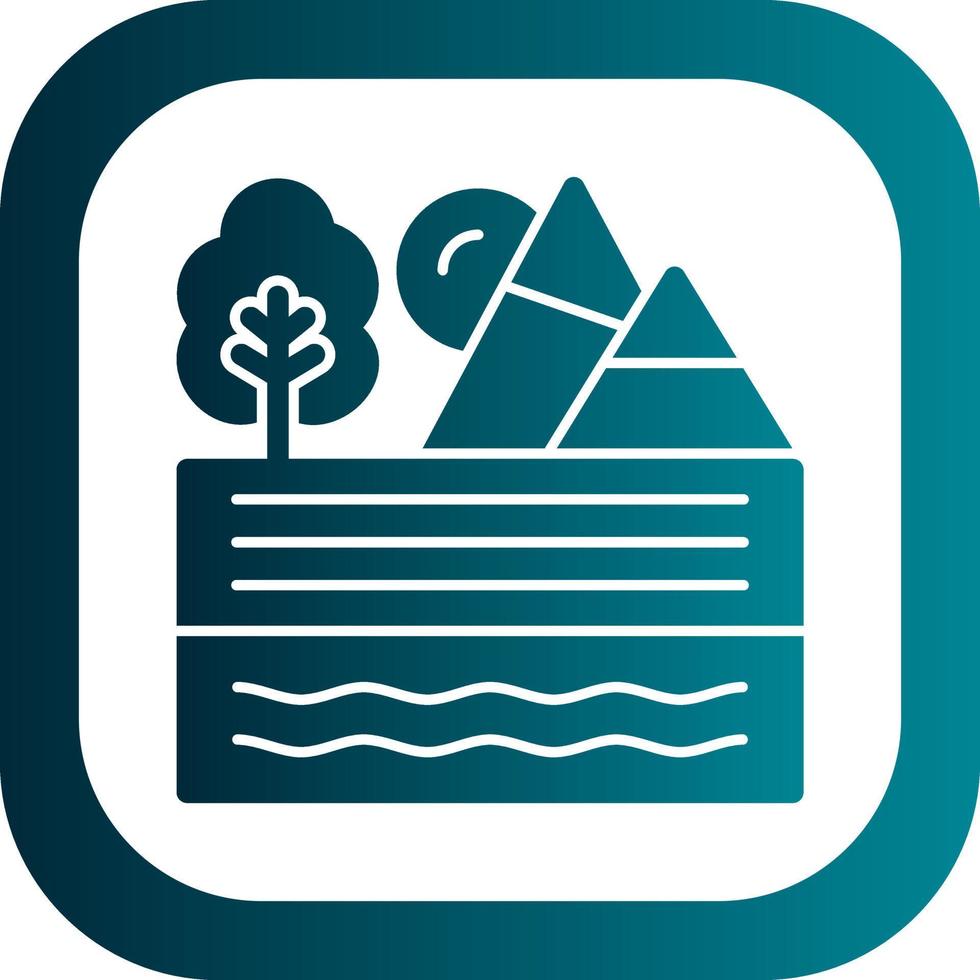 Valley Vector Icon Design