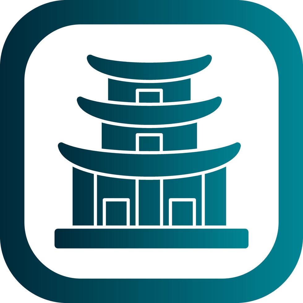 Temple Vector Icon Design