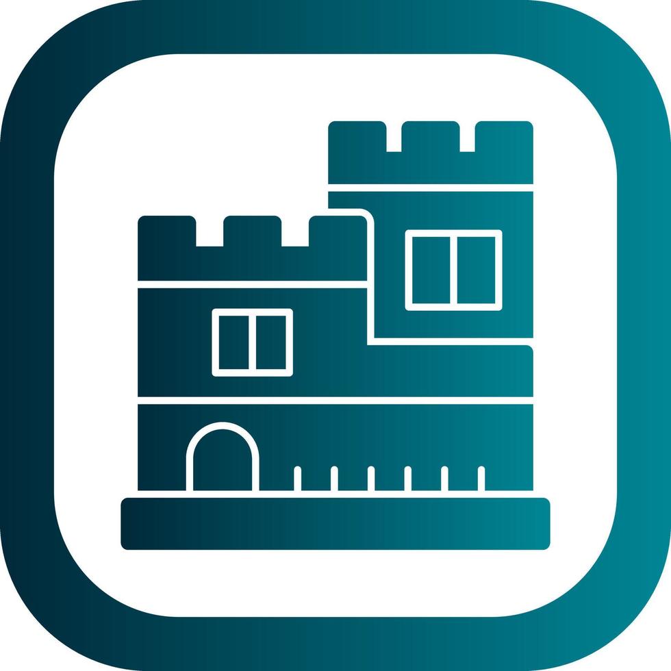 Castle Vector Icon Design