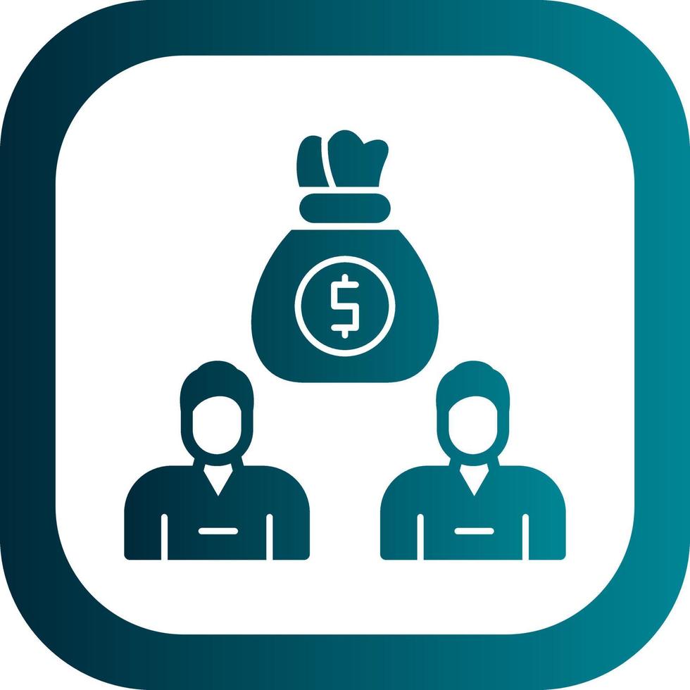 Crowdfunding Vector Icon Design