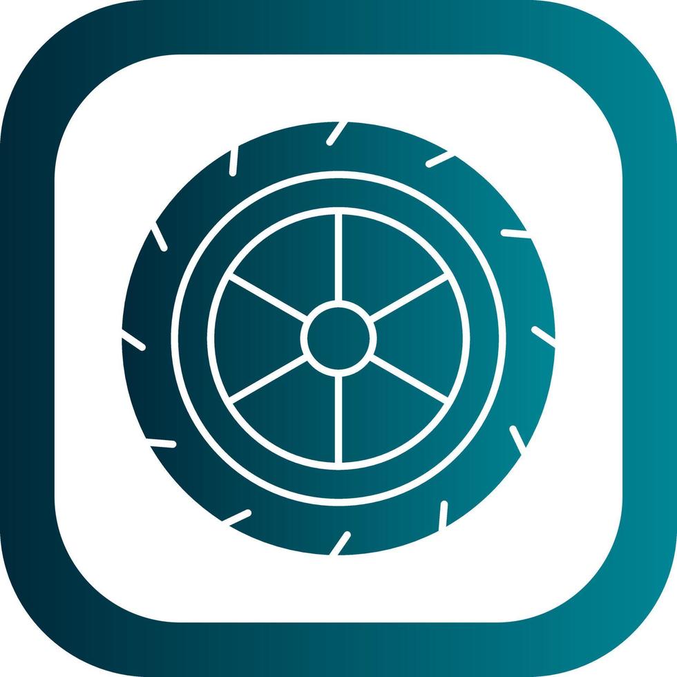 Tires Vector Icon Design