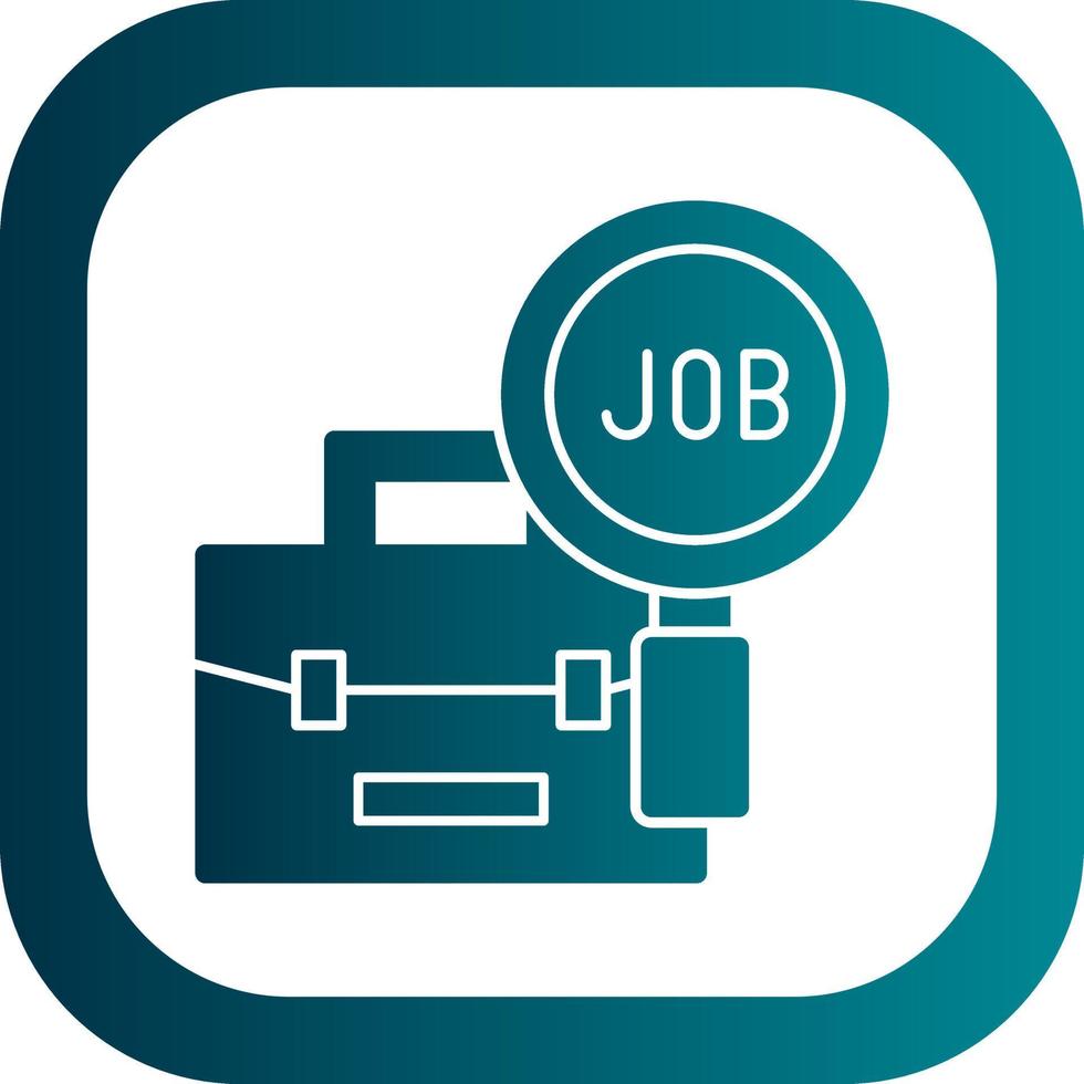 Job Search Vector Icon Design