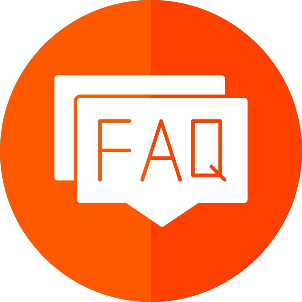 Faq Vector Icon Design