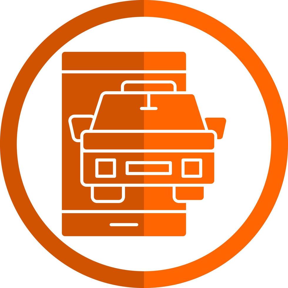 Taxi Vector Icon Design