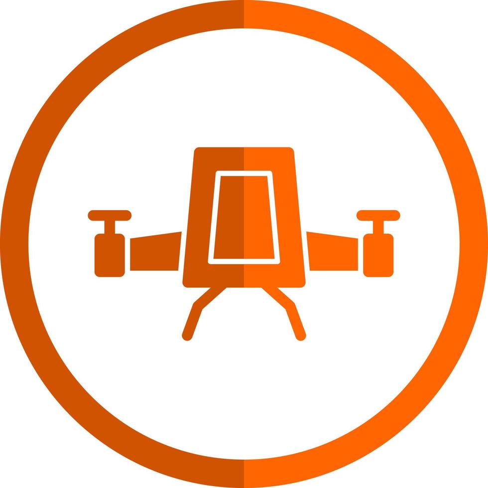 Air Taxi Vector Icon Design