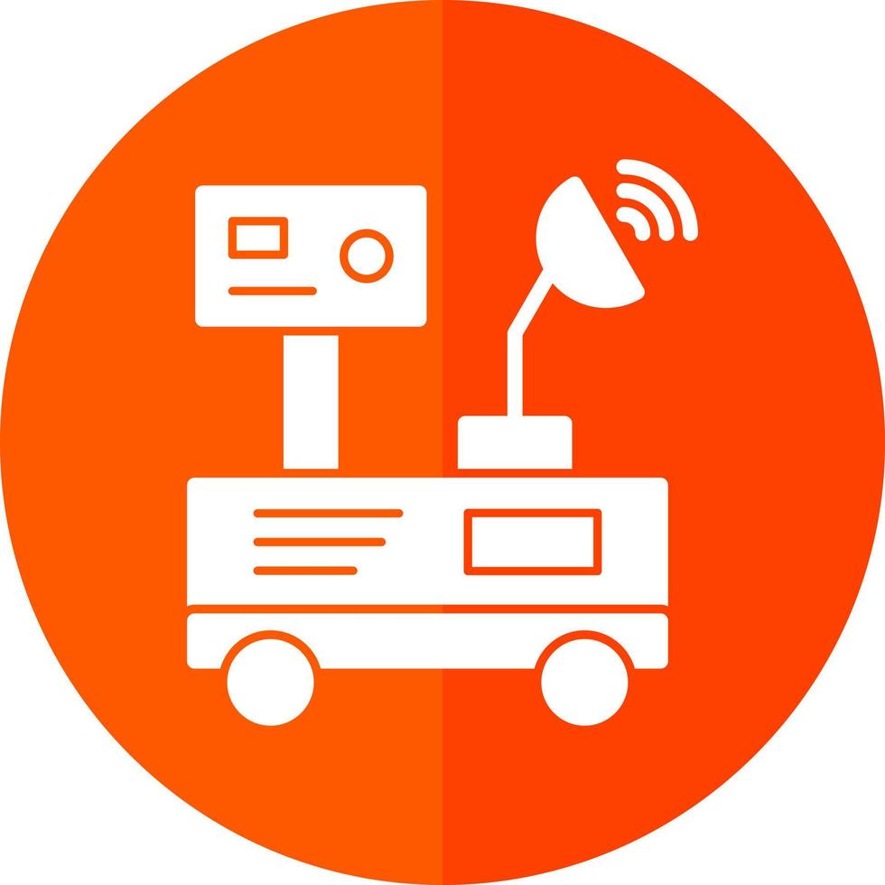 Mars Rover Vector Icon Design