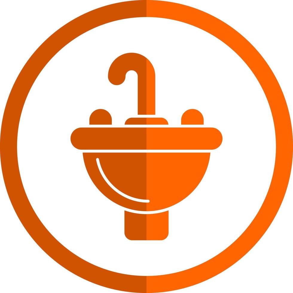 Wash Basin Vector Icon Design