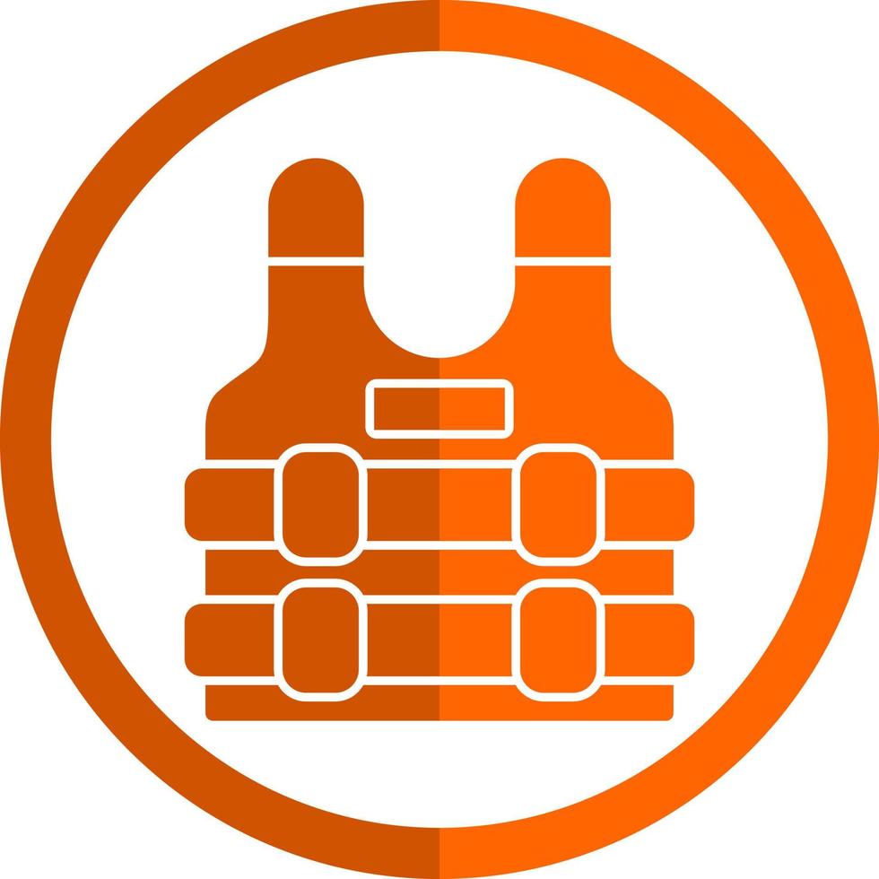 Bulletproof Vest Vector Icon Design