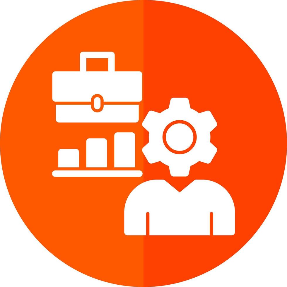 Hard At Work Vector Icon Design