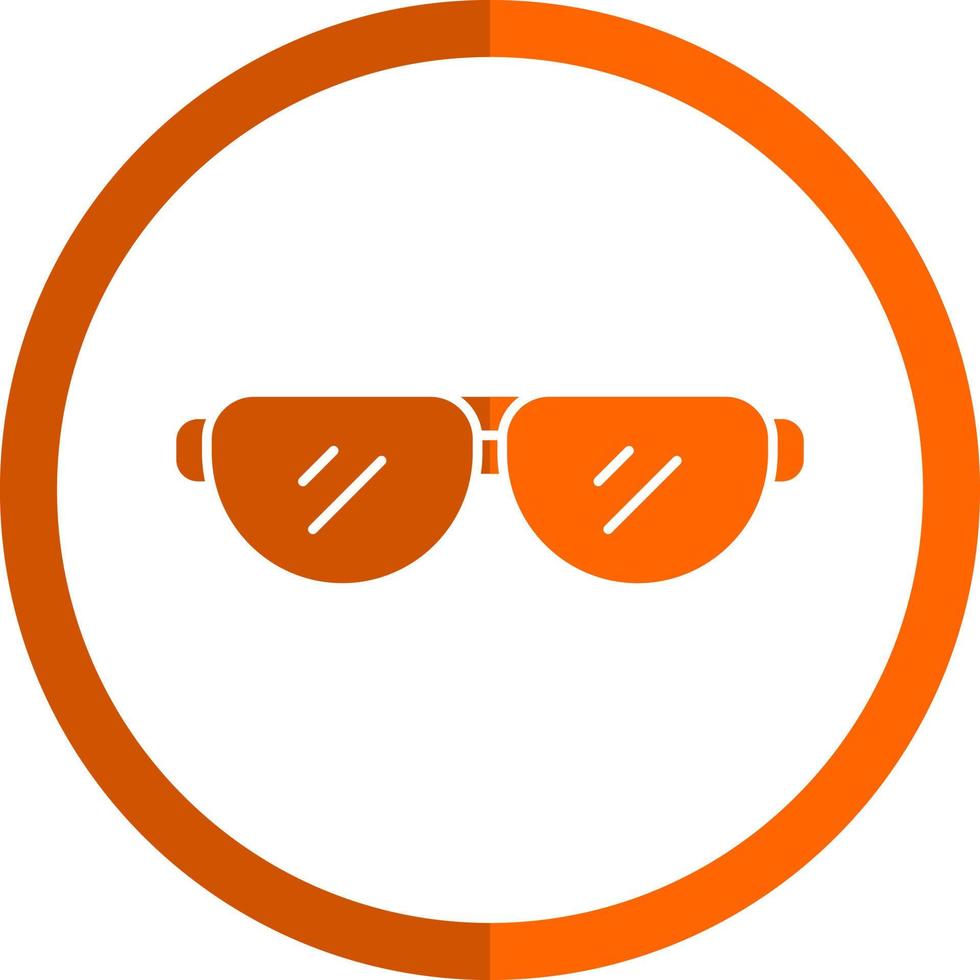 Sun Glasses Vector Icon Design