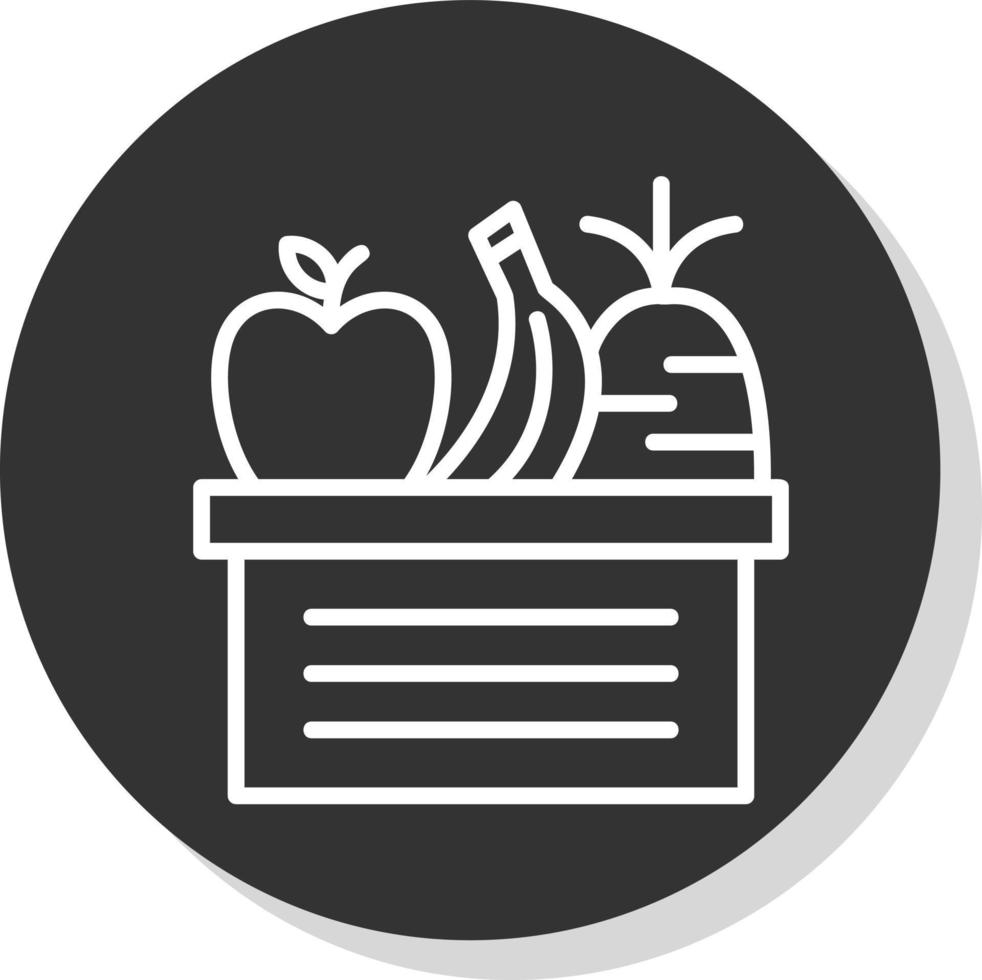 diseño de icono de vector de alimentos saludables