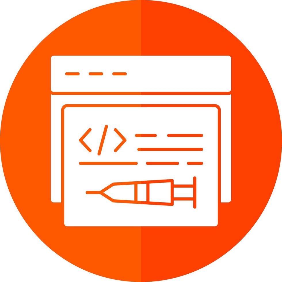 Code Injection Vector Icon Design