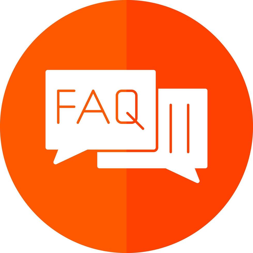 Faq Vector Icon Design