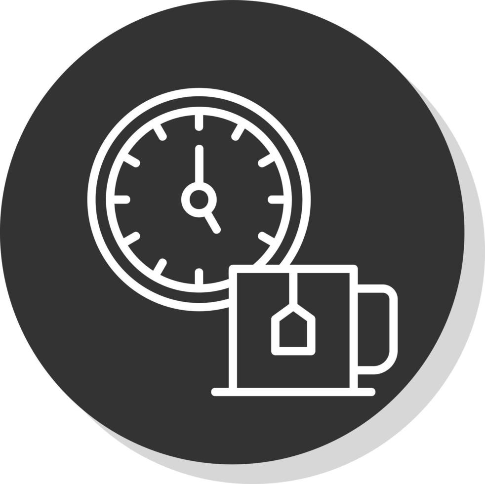 Tea Time Vector Icon Design