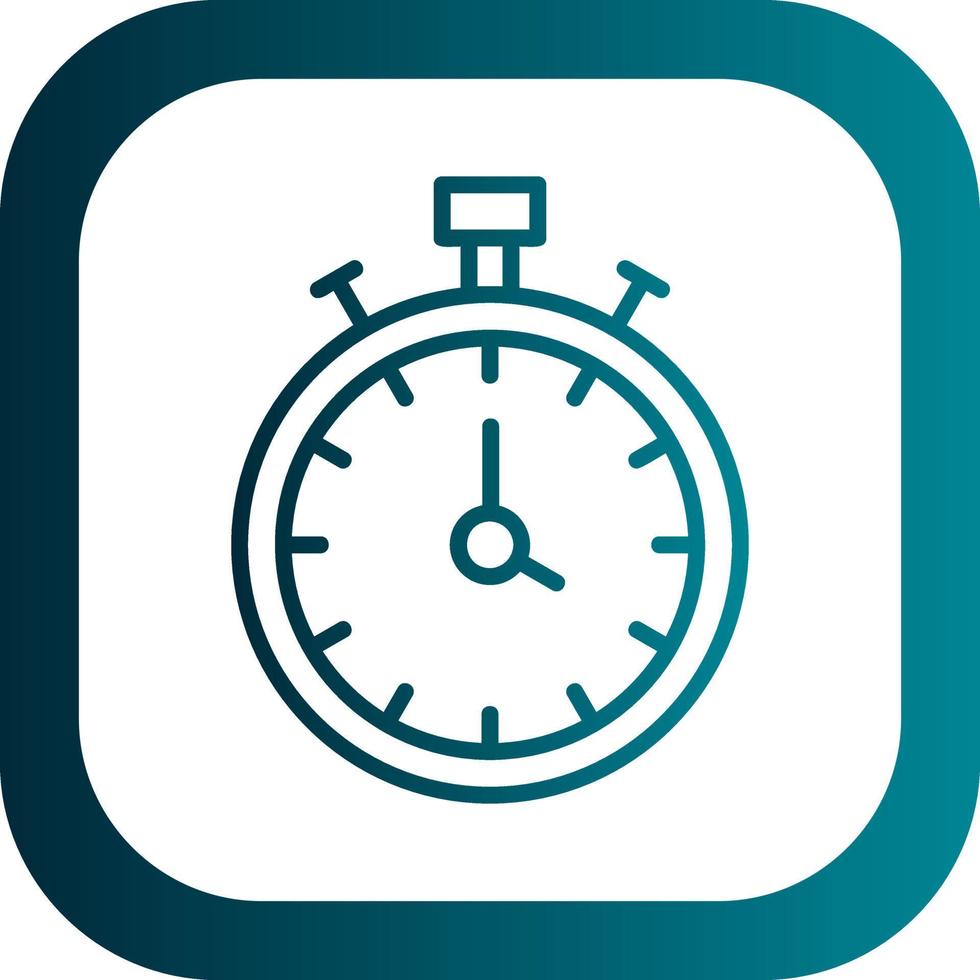 Stopwatch Vector Icon Design