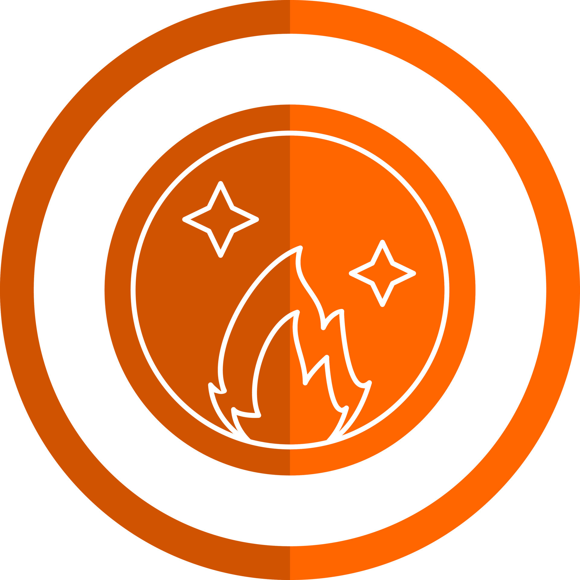 Ring Of Fire Vector Icon Design 20905551 Vector Art at Vecteezy