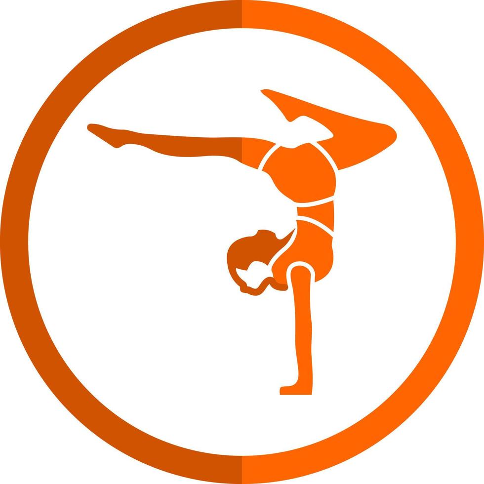 Acrobatic Vector Icon Design