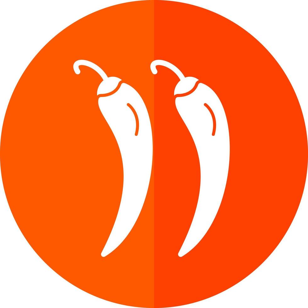 Hot Pepper Vector Icon Design