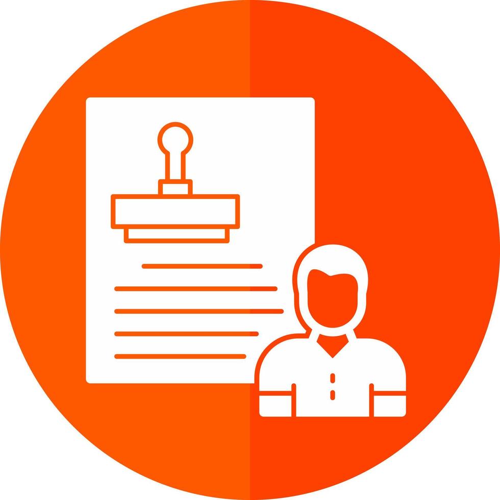 Supervisory Authority Vector Icon Design