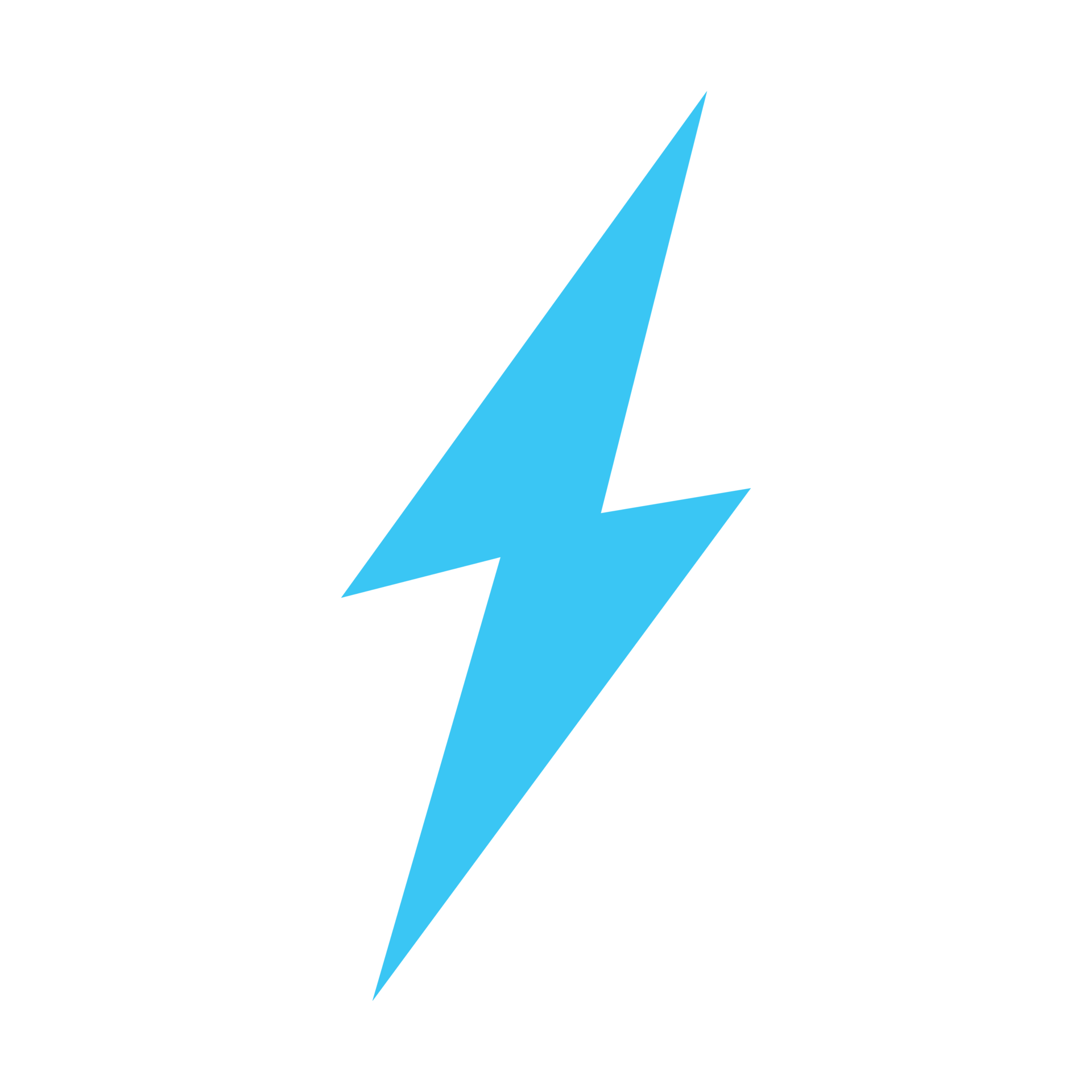 Free Blue Energy thunder lightning bolt symbol or electricity power ...