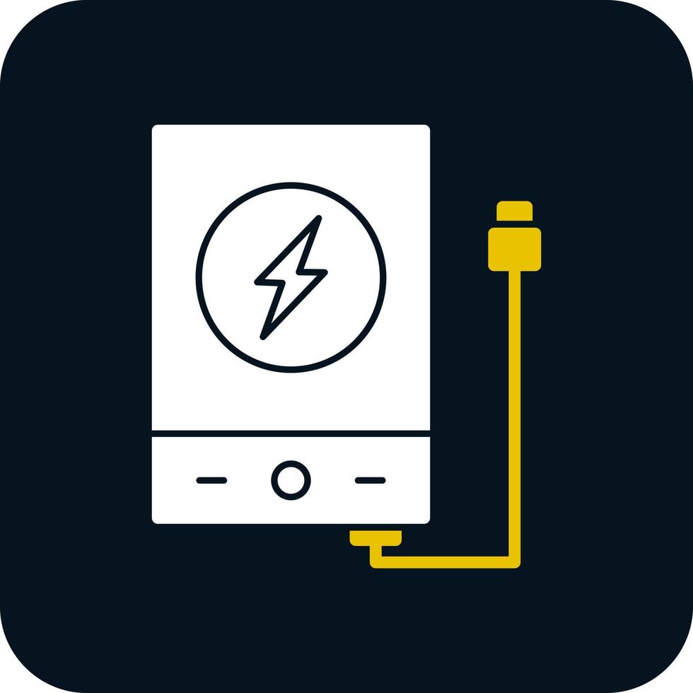 diseño de icono de vector de banco de energía