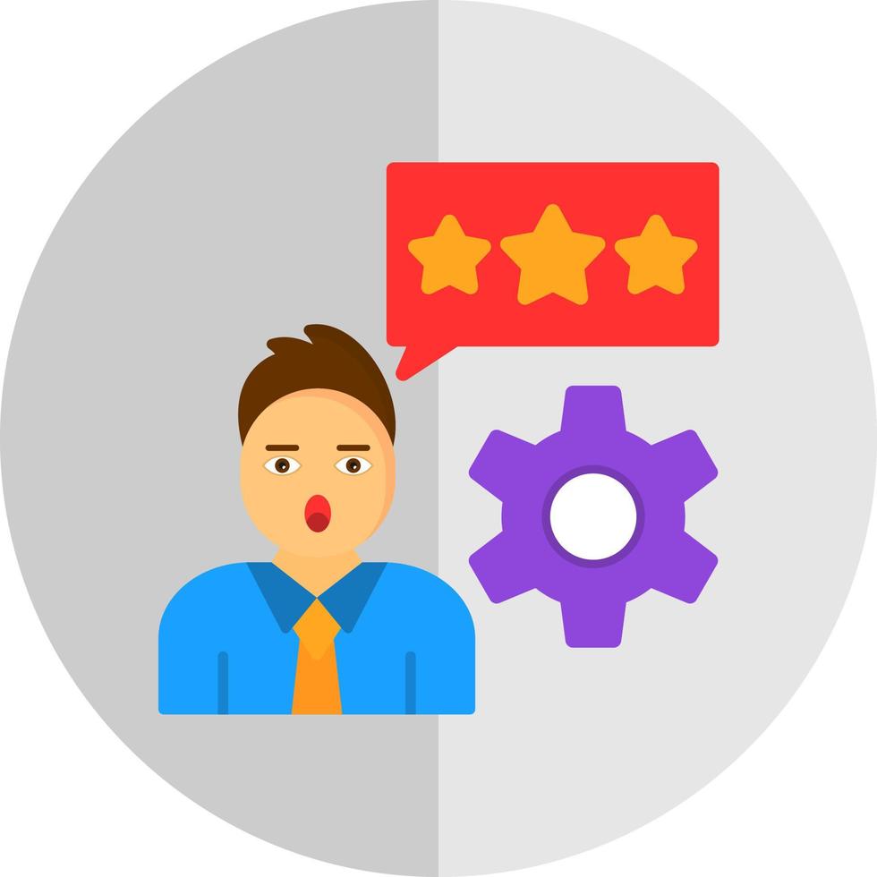 Review Vector Icon Design