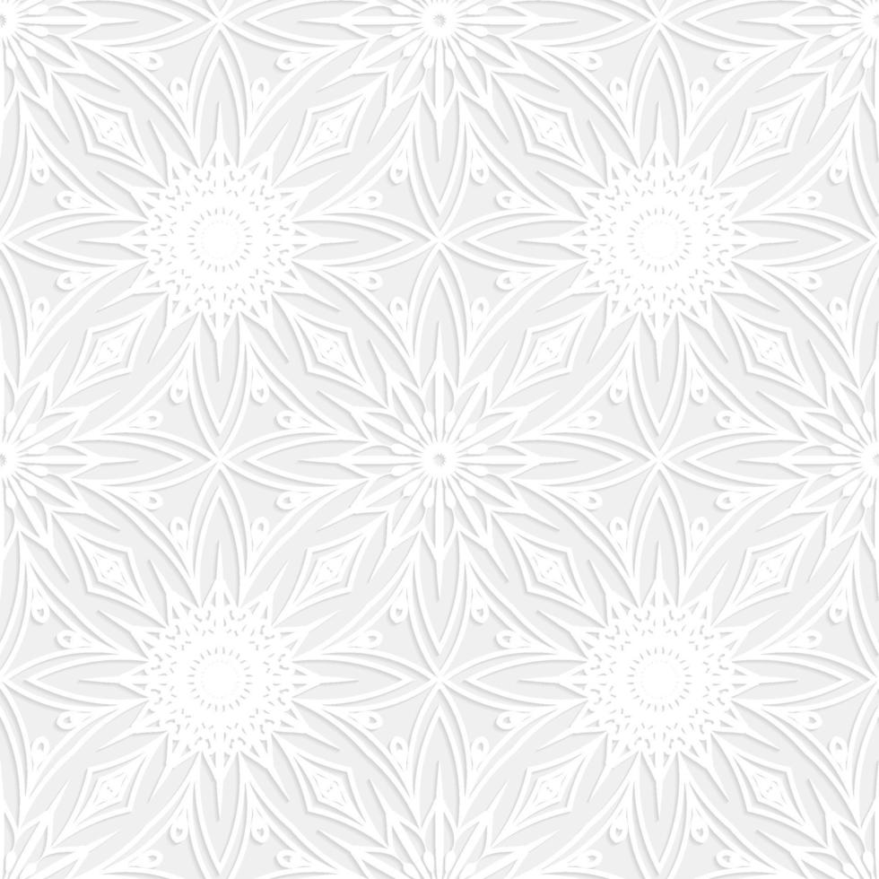 3d Mandala Texture Background vector