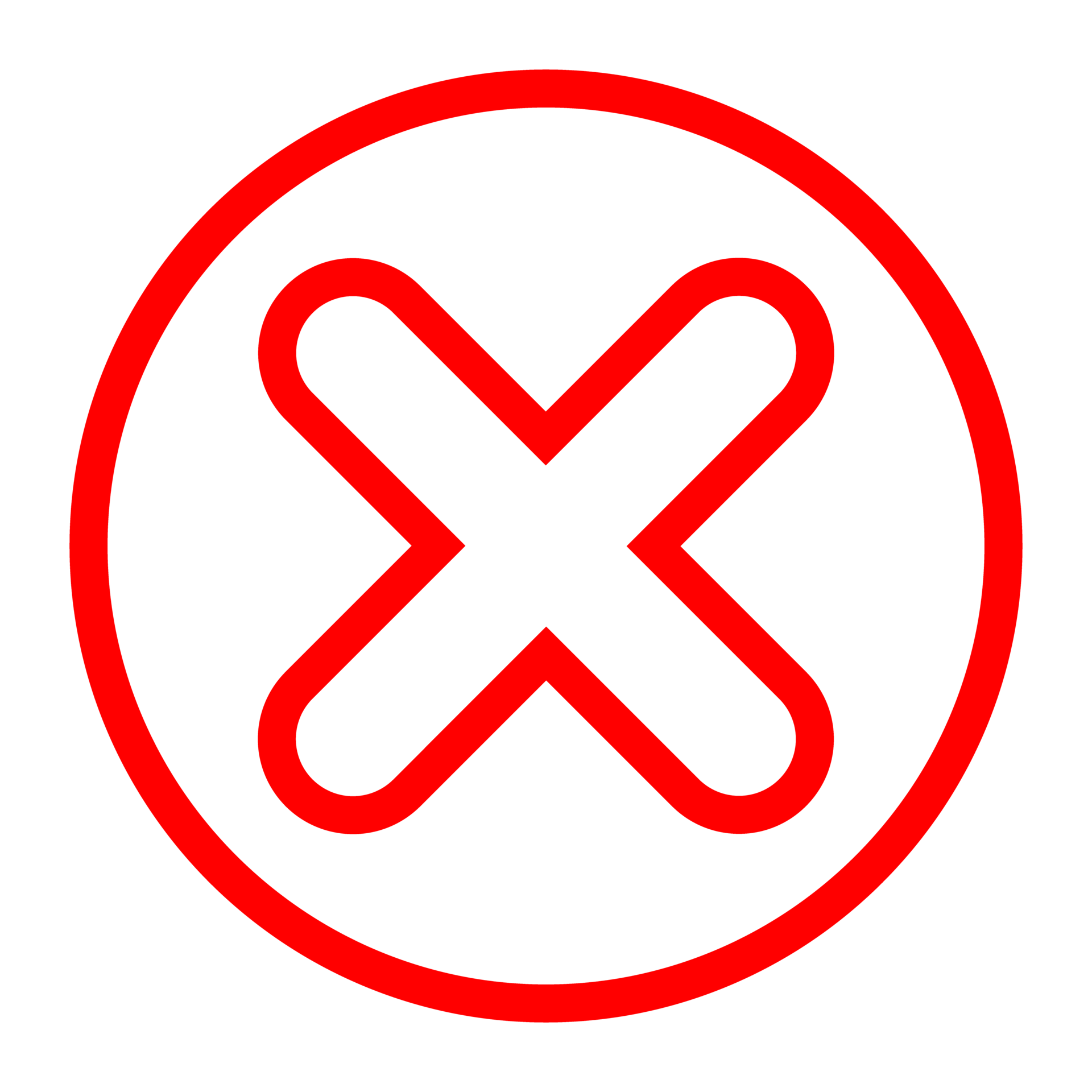 Free rouge X traverser X png transparent Contexte 20906158 PNG with