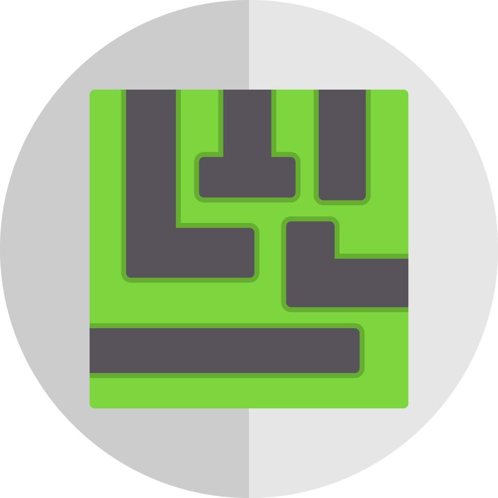 Maze Vector Icon Design