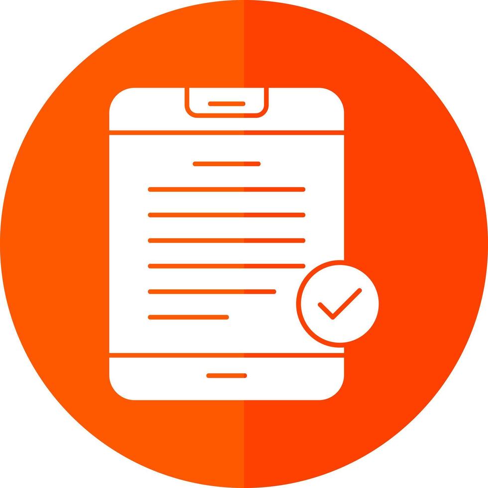 Digital Contract Vector Icon Design