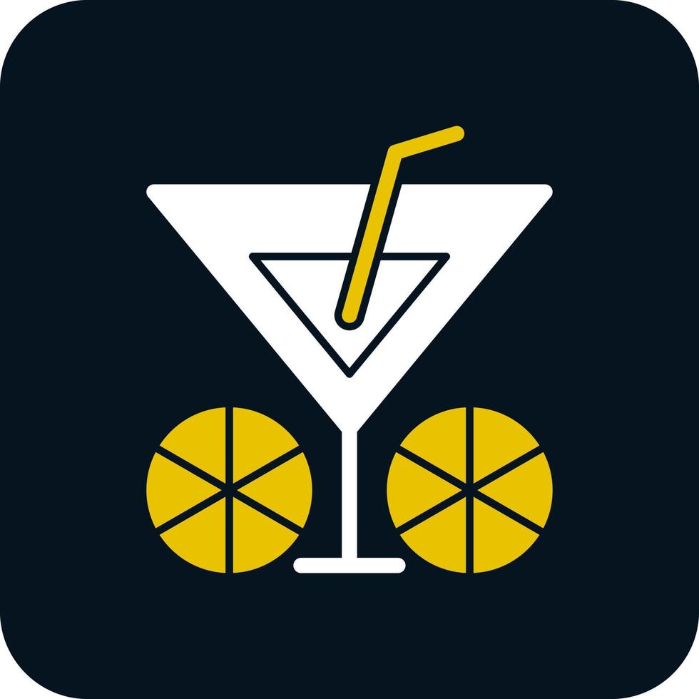 Cocktail Vector Icon Design