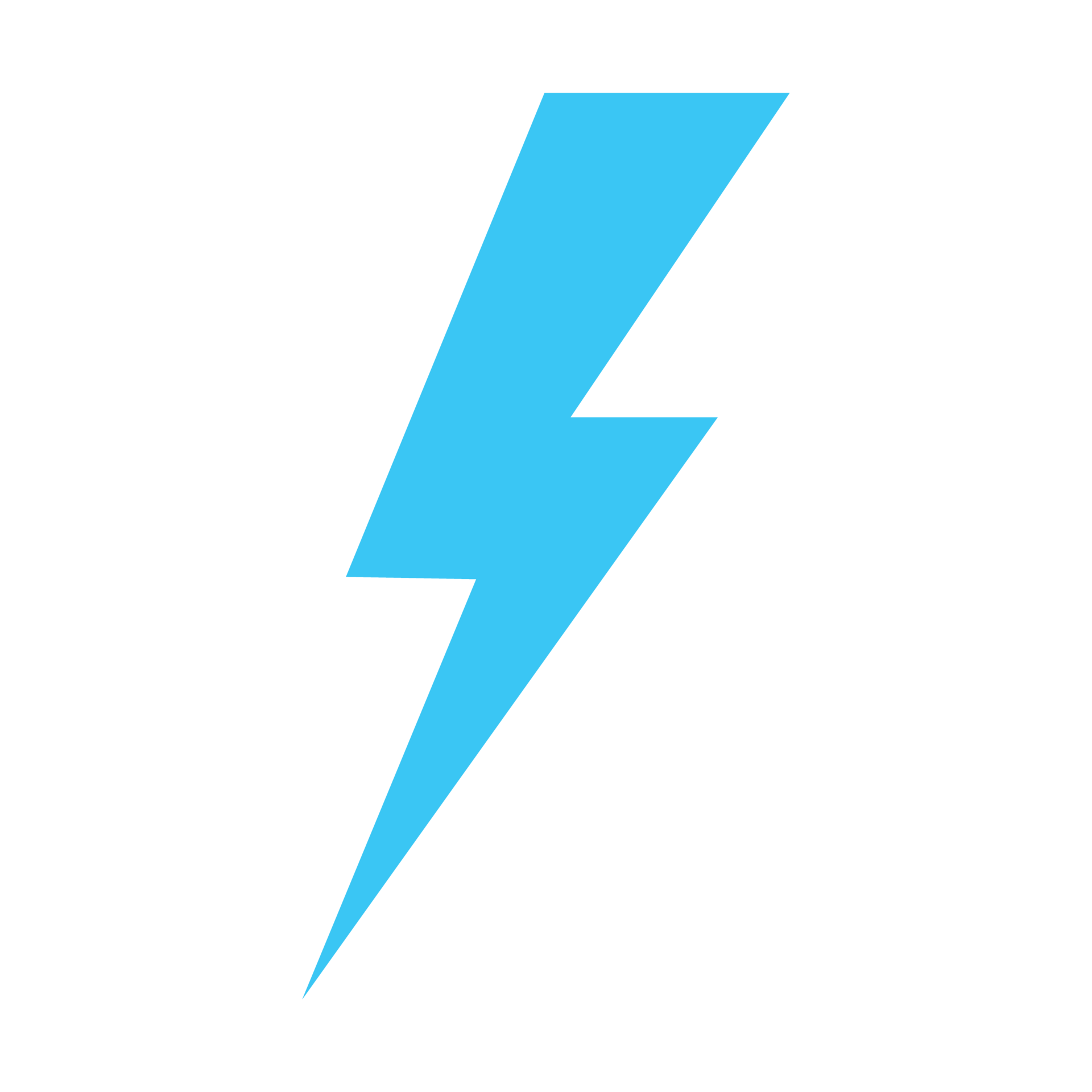 Free Blue Energy thunder lightning bolt symbol or electricity power ...