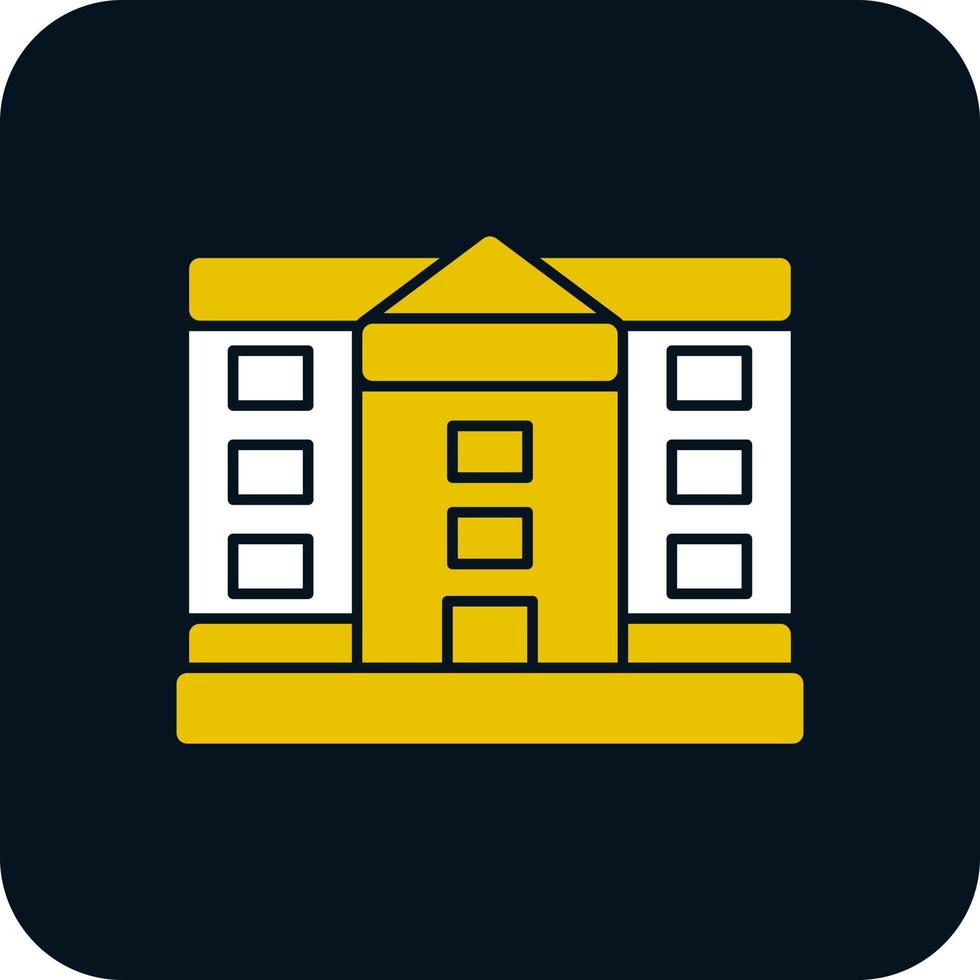 White House Vector Icon Design