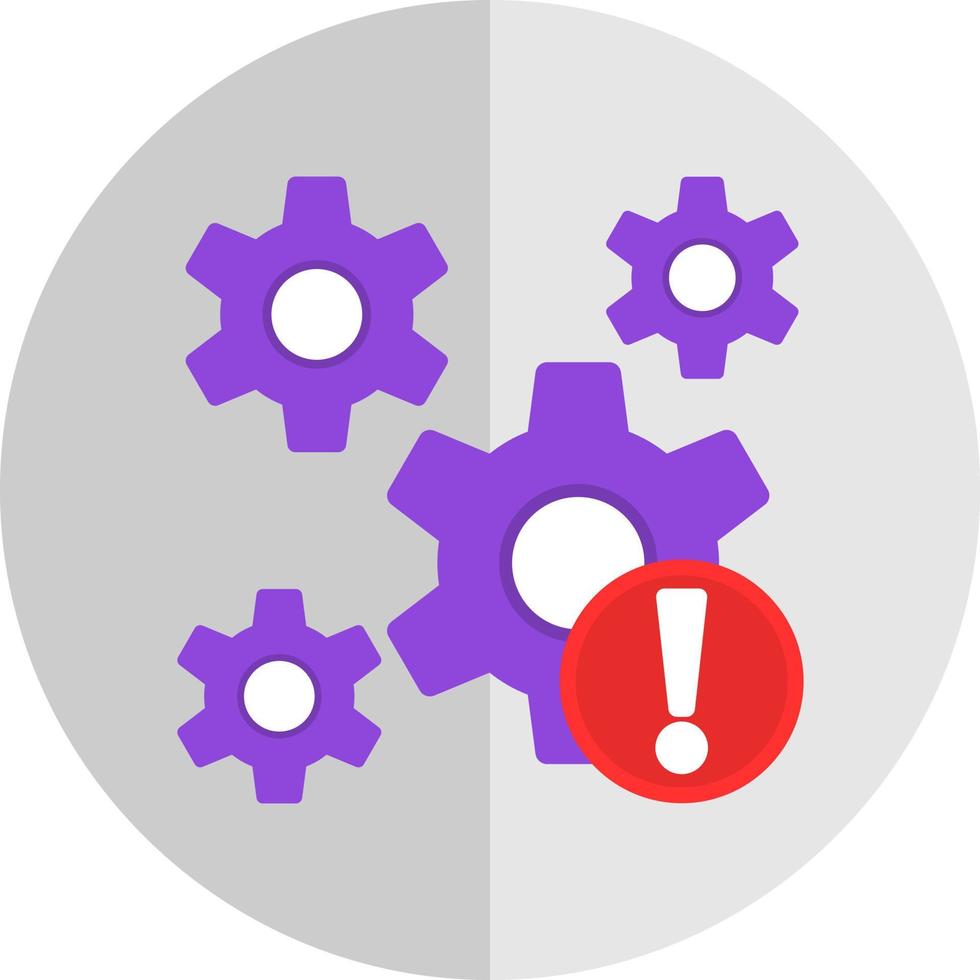 Operational Risk Vector Icon Design