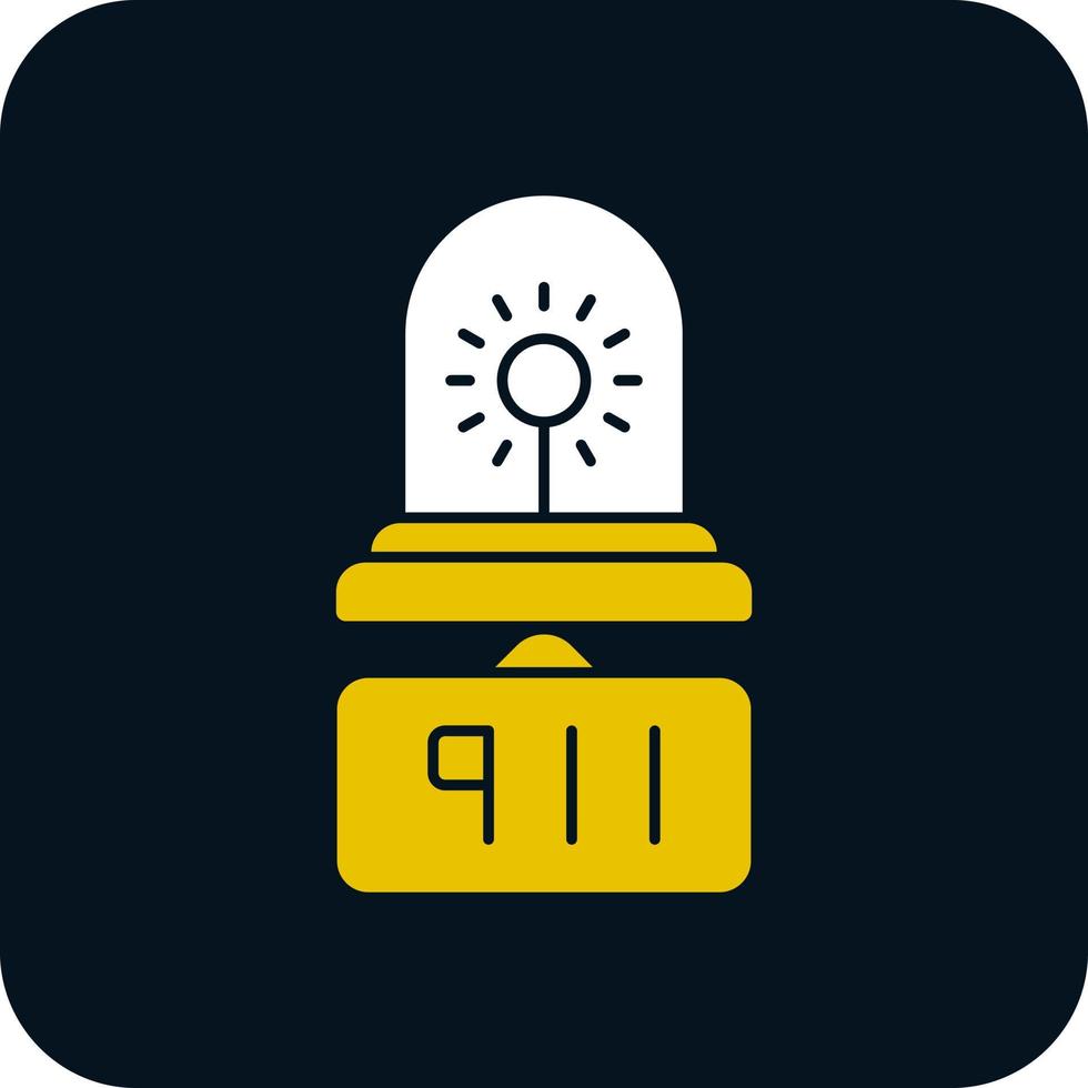 911 Call Vector Icon Design