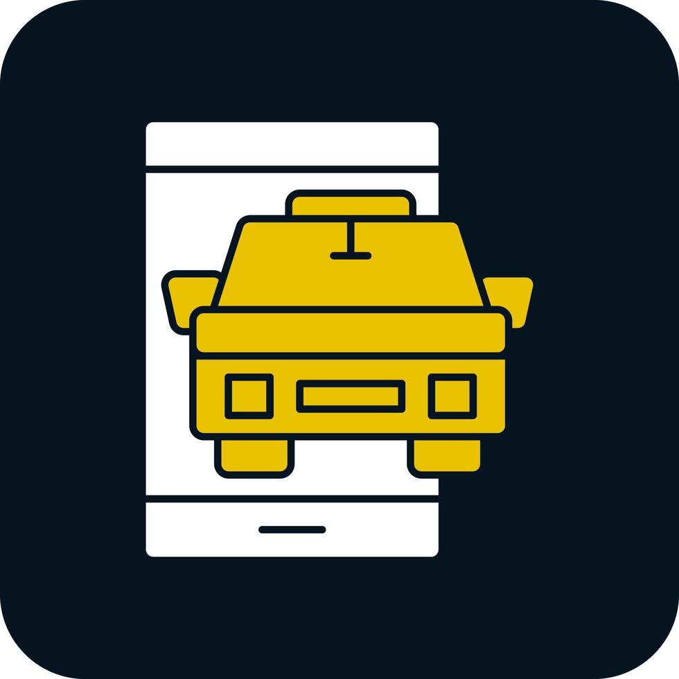 diseño de icono de vector de taxi