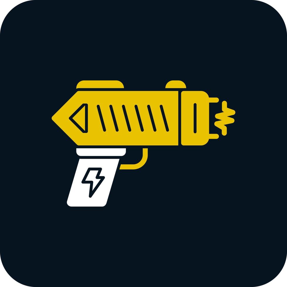 diseño de icono de vector de pistola de aturdimiento