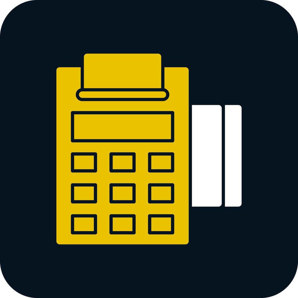 Pos Terminal Vector Icon Design