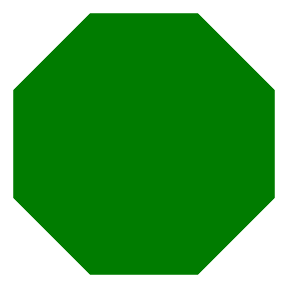 Geometric Hexagon Shape on a Transparent Background png