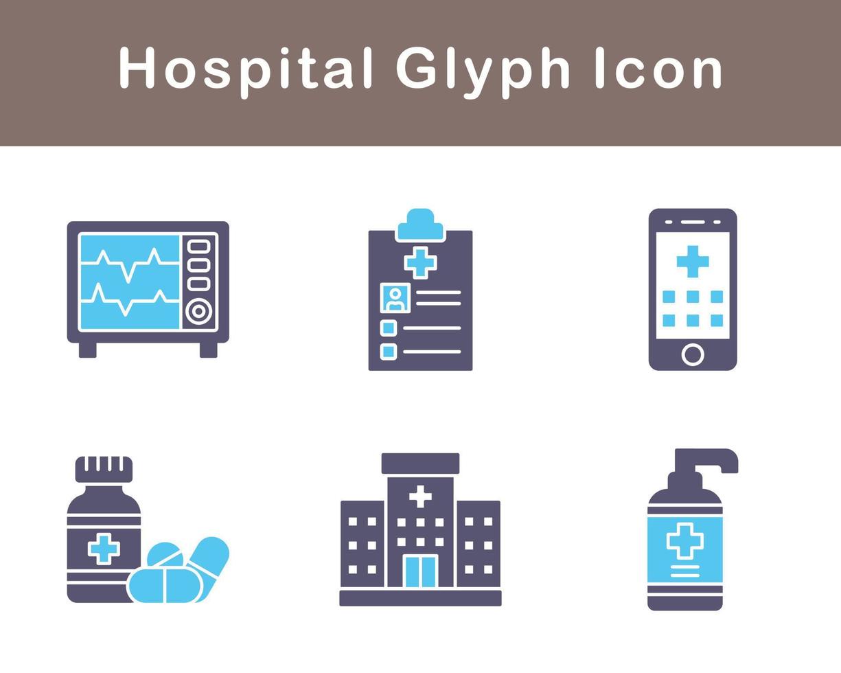 Hospital Vector Icon Set