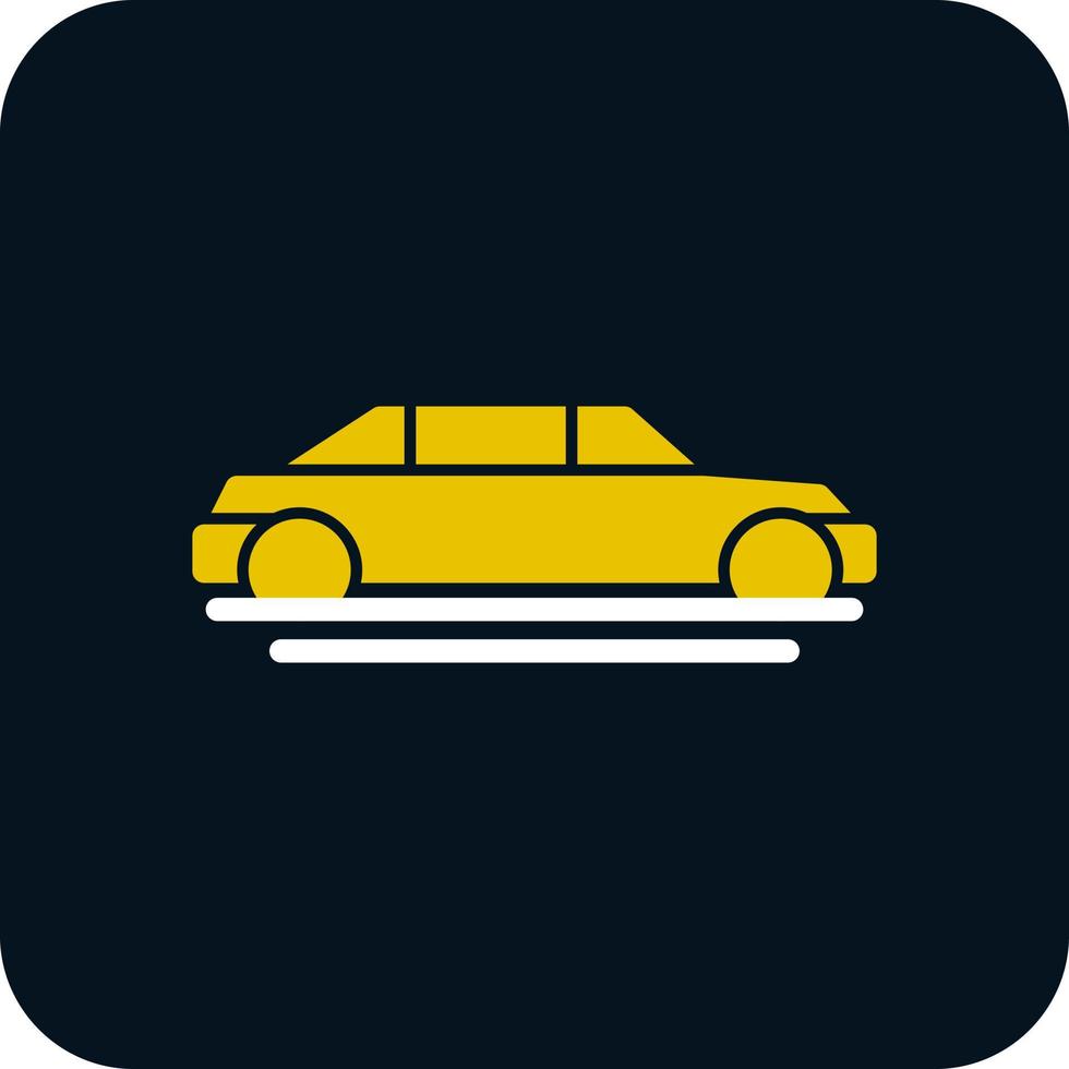Limousine Vector Icon Design