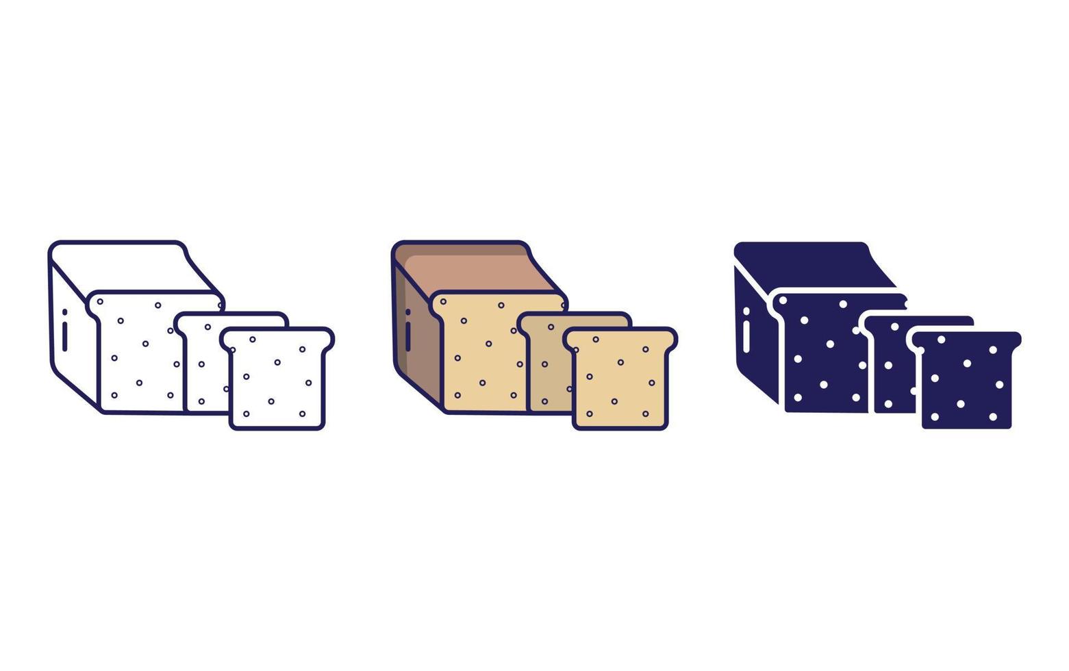 Bread vector icon