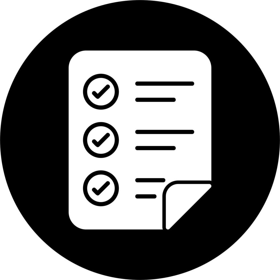 Shopping List Vector Icon