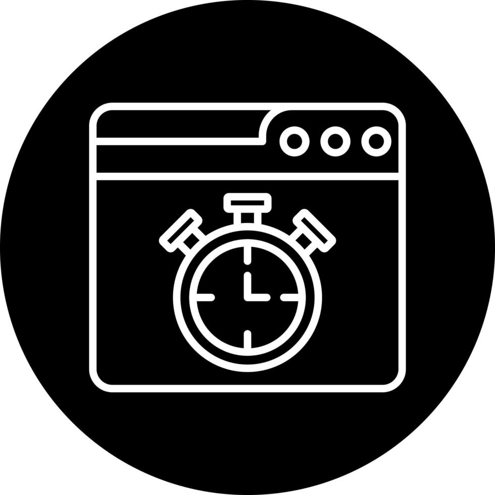 Web Timing Vector Icon