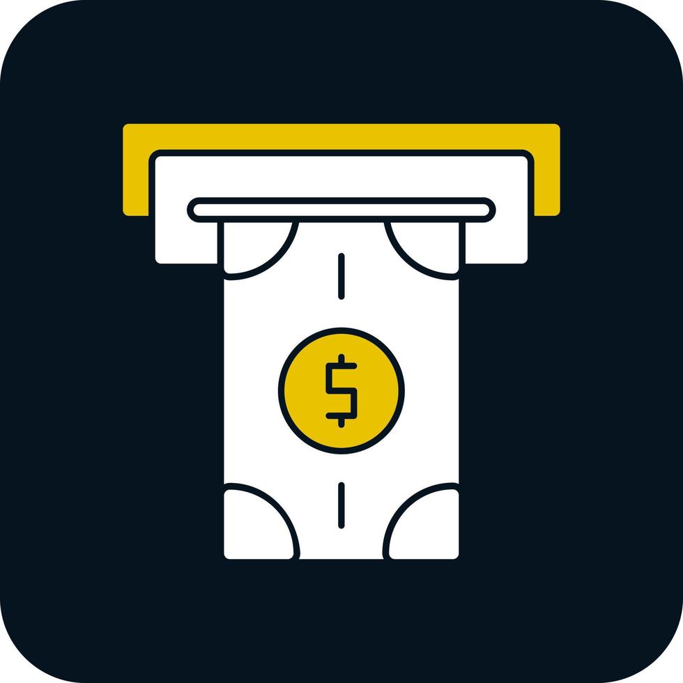 Money Withdrawal Vector Icon Design